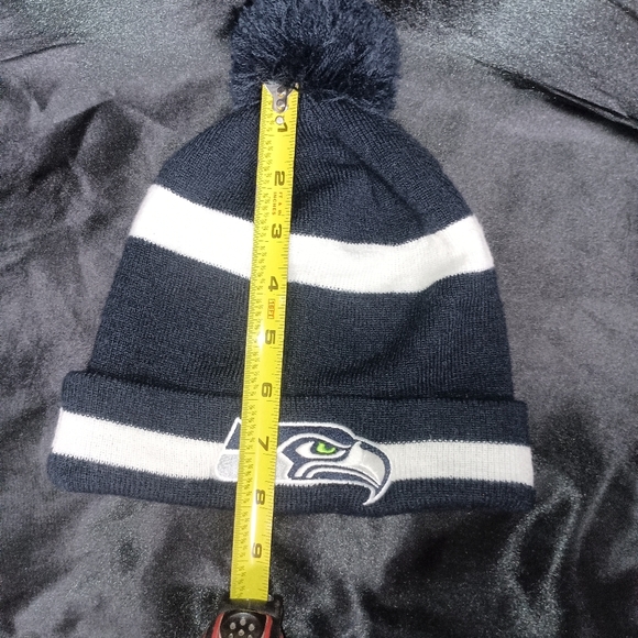 Seattle Seahawks Knit Beanie with Pom - Picture 8 of 10